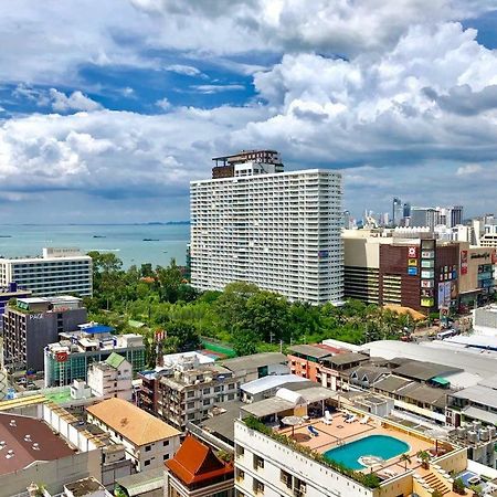 The Base - Large Luxury, 1 Bedroom, Sea View - Pattaya City Centre - 963 エクステリア 写真